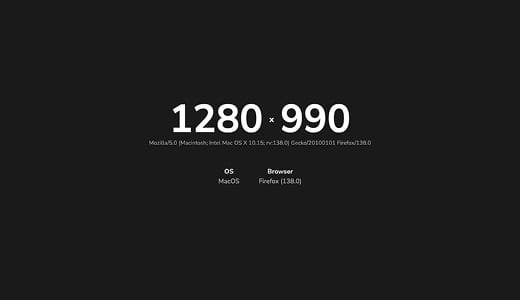 My Screen Size